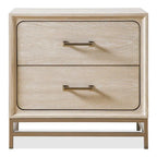 Furniture of America Drayden Transitional Oak Solid Wood 3-Piece Chest and 2 Nightstand Bedroom Set