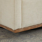 Square Upholstered Swivel Accent Chair