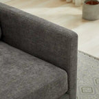 Square Upholstered Swivel Accent Chair