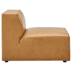 Mingle Vegan Leather 7-Piece Sectional Sofa