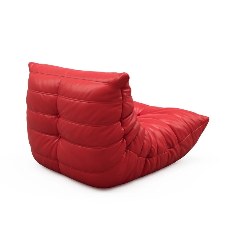 Furgle Microfiber Leather Sofa Ergonomic Design Lazy Sofa Floor Sofa