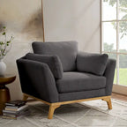 VANOMi 41.7  Modern Flared Arm Accent Chair