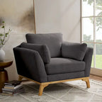 VANOMi 41.7  Modern Flared Arm Accent Chair