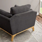 VANOMi 41.7  Modern Flared Arm Accent Chair