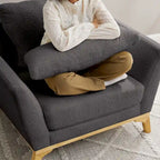 VANOMi 41.7  Modern Flared Arm Accent Chair