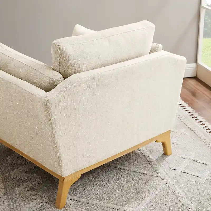 VANOMi 41.7  Modern Flared Arm Accent Chair