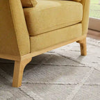 VANOMi 41.7  Modern Flared Arm Accent Chair