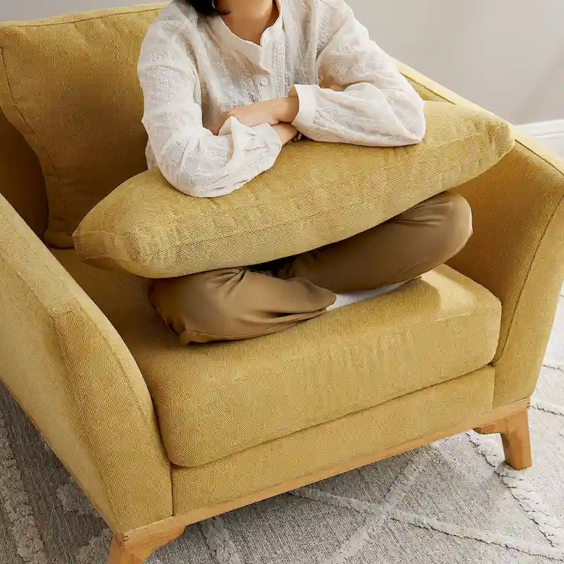 VANOMi 41.7  Modern Flared Arm Accent Chair