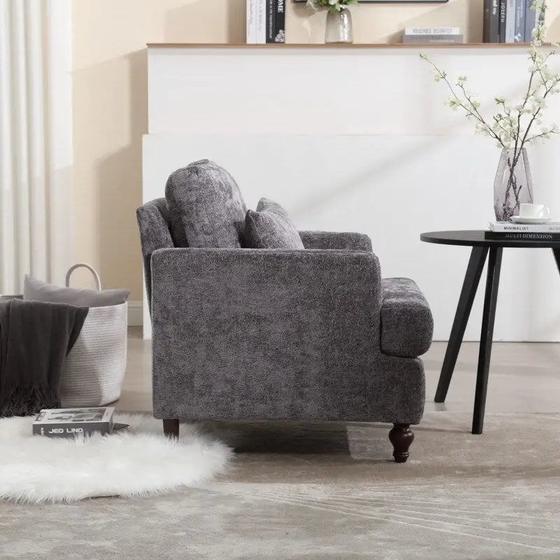 Modern Accent Chair Lounge Chair,Wood Frame Armchair