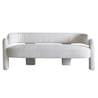 75.59  Wide Boucle Upholstery Modern Sofa for Living Room Beige