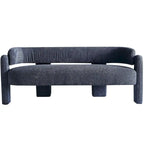 75.59  Wide Boucle Upholstery Modern Sofa for Living Room Beige