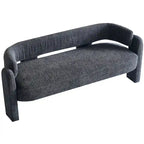 75.59  Wide Boucle Upholstery Modern Sofa for Living Room Beige