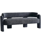 75.59  Wide Boucle Upholstery Modern Sofa for Living Room Beige