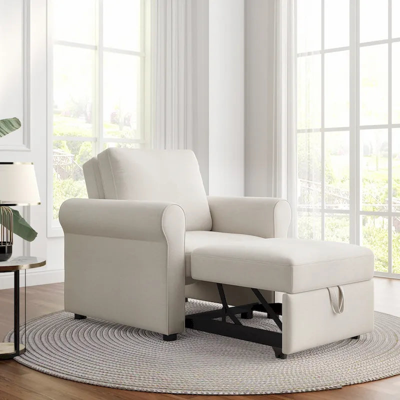 3-in-1 Convertible Sleeper Chair Bed