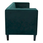 Viola Velvet Cushion 3-Seater Sofa Couch by Christopher Knight Home