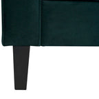 Viola Velvet Cushion 3-Seater Sofa Couch by Christopher Knight Home