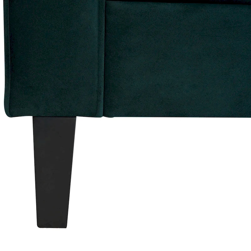 Viola Velvet Cushion 3-Seater Sofa Couch by Christopher Knight Home