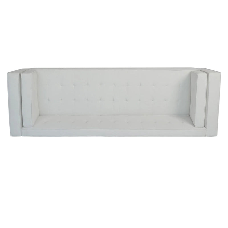 Viola Velvet Cushion 3-Seater Sofa Couch by Christopher Knight Home