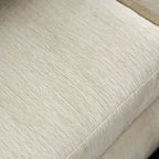 Breward Transitional Beige Chenille Padded 2-Piece Sofa Set by Furniture of America