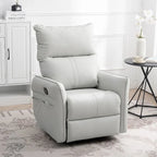 Modern PU Leather Rocker Seating Glider Swivel Recliner Chair
