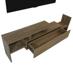 Surrey 60.2  2 Pc 1-Drawer Floating TV Stand Media Console with Open Shelves