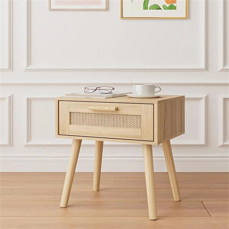 Bedroom Nightstands Wooden Night Stands - 11.81 D x 15.35 W x 19.69 H