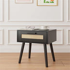 Bedroom Nightstands Wooden Night Stands - 11.81 D x 15.35 W x 19.69 H