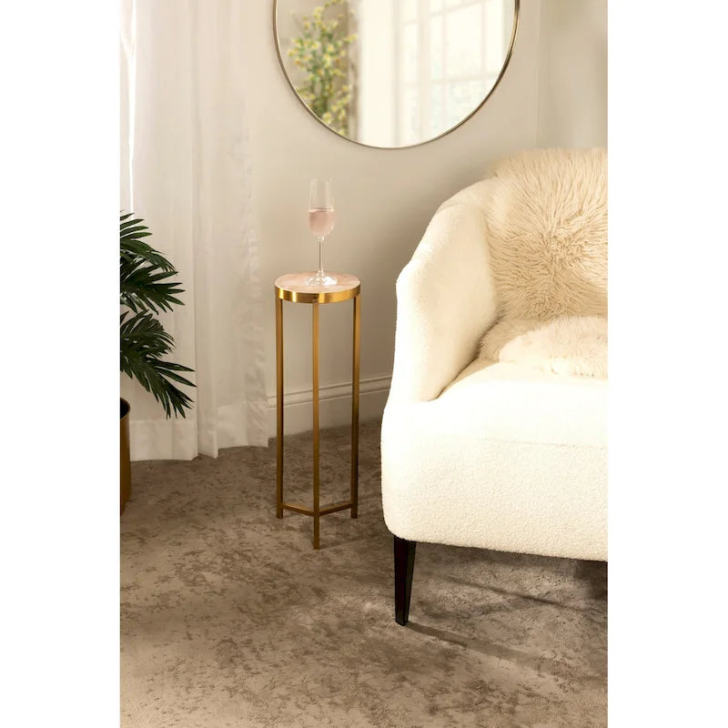 Aguilar Glam Drink Table - 9x9x23