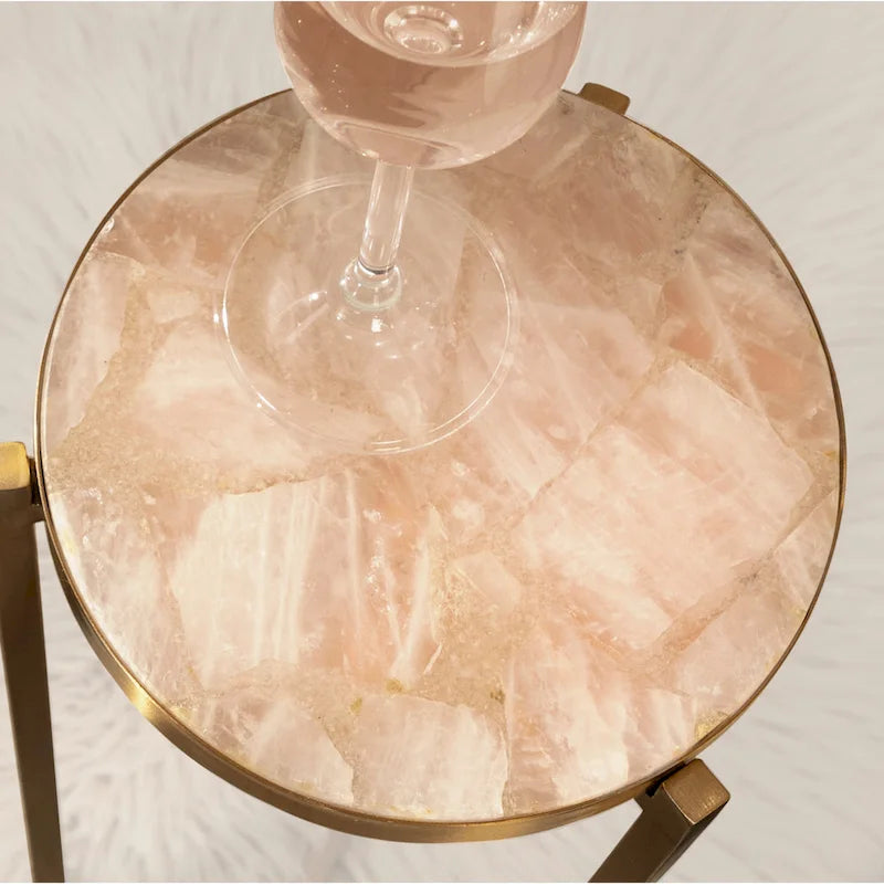 Aguilar Glam Drink Table - 9x9x23