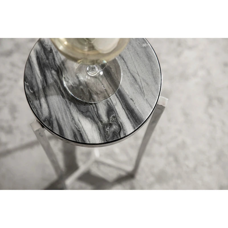 Aguilar Glam Drink Table - 9x9x23