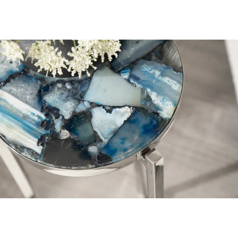 Aguilar Glam Drink Table - 9x9x23