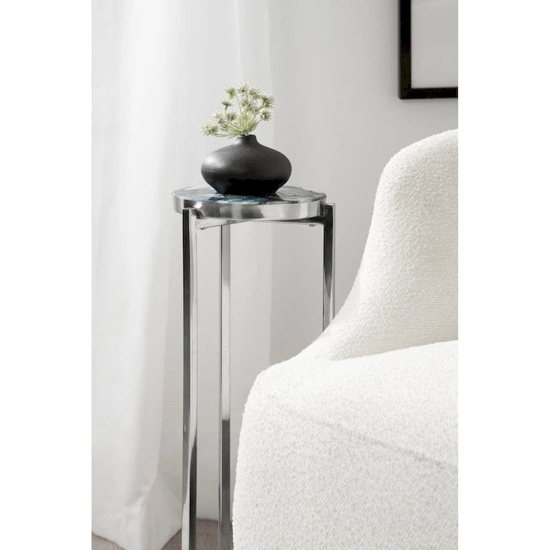 Aguilar Glam Drink Table - 9x9x23