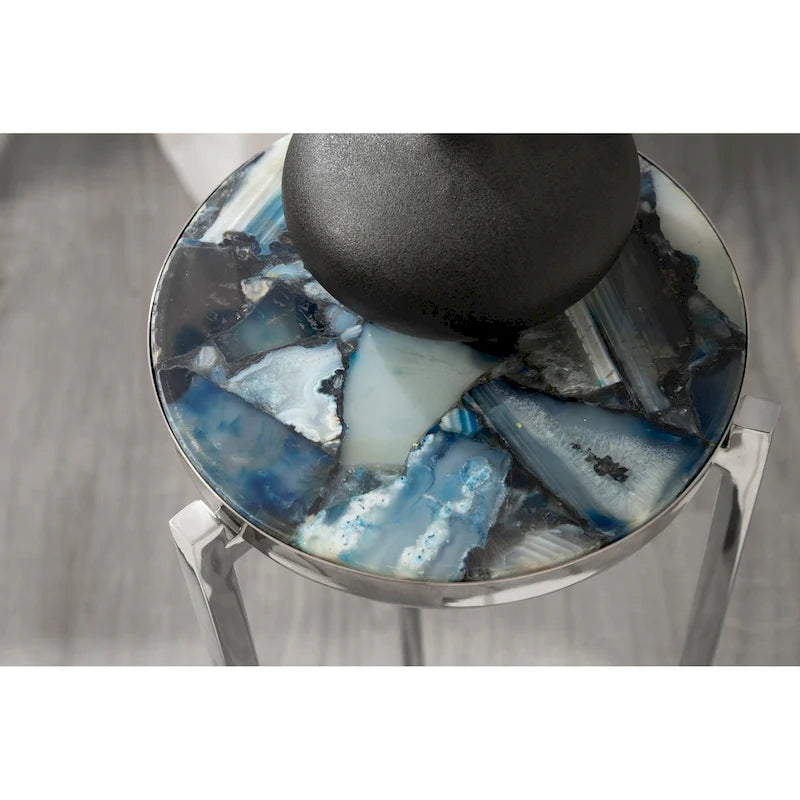 Aguilar Glam Drink Table - 9x9x23