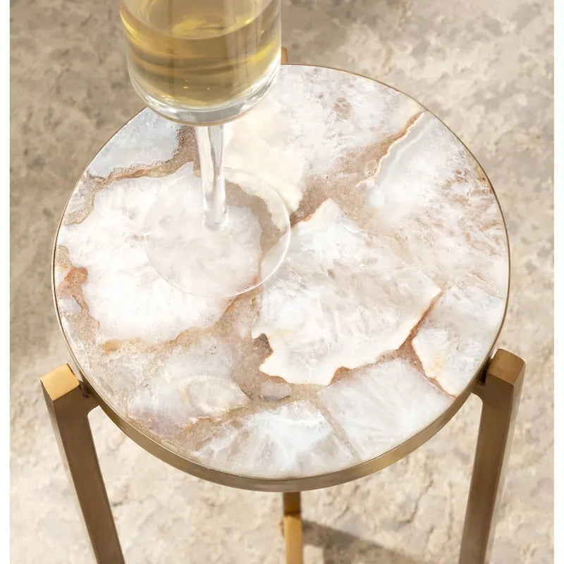 Aguilar Glam Drink Table - 9x9x23