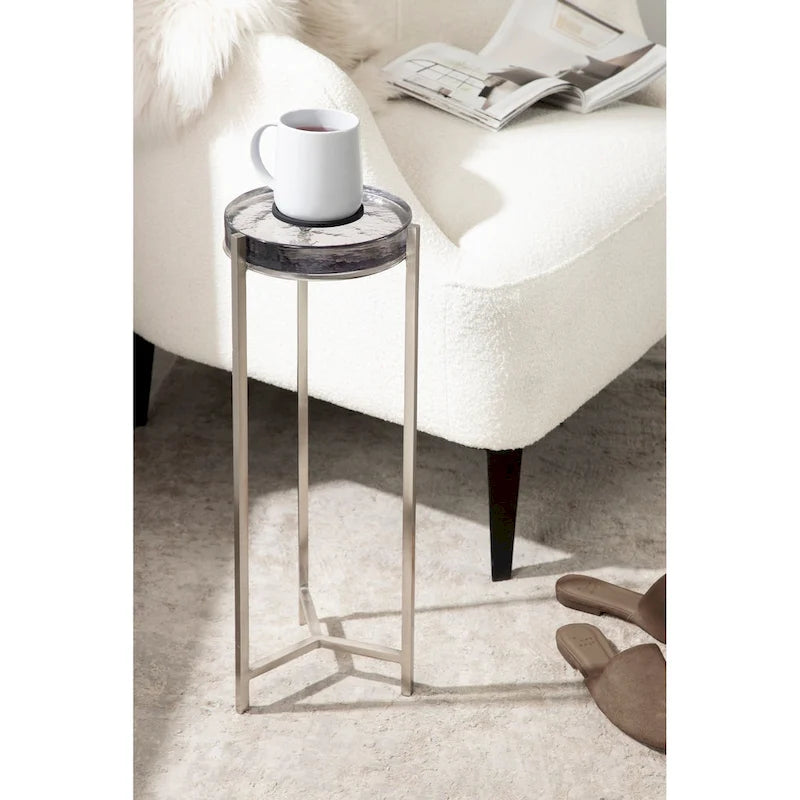 Aguilar Glam Drink Table - 9x9x23