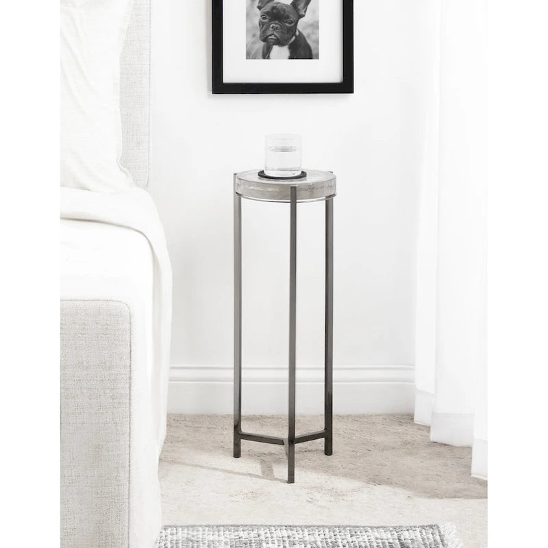 Aguilar Glam Drink Table - 9x9x23