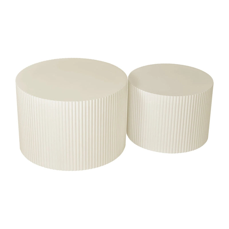 Wave Stripe Nesting Coffee Table Set