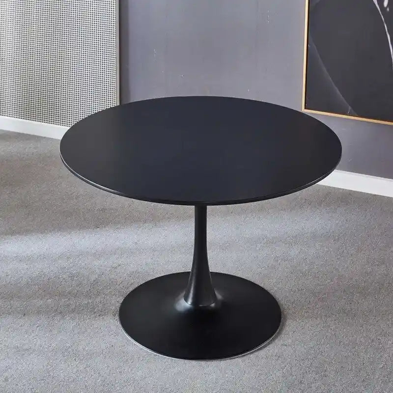 42.1  Tulip Dining Table With Round Table Top and Pedestal for 4-6 People