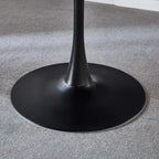 42.1  Tulip Dining Table With Round Table Top and Pedestal for 4-6 People