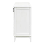 Sideboard with 4 Door Large Storage Buffet with Adjustable Shelves