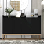 47.2 Modern Cabinet with Spacious Table and 4 Doors Sideboard/Buffet