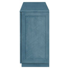 60  Dining Buffet And Sideboard with 4 Doors, Adjustable Shelves, and Handles