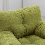 Mieres Faux Fur Fabric Bean Bag Chair, Floor Sofa For Living Room, Bedroom Lazy Sofa
