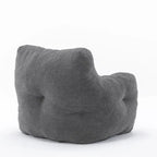 Mieres Faux Fur Fabric Bean Bag Chair, Floor Sofa For Living Room, Bedroom Lazy Sofa