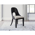 Signature Design by Ashley Rowanbeck Black Home Office Desk Chair - 20 W x 24 D x 34 H