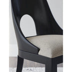 Signature Design by Ashley Rowanbeck Black Home Office Desk Chair - 20 W x 24 D x 34 H