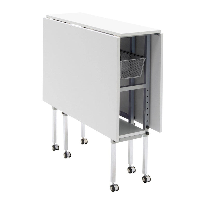 Adjustable Height Hobby and Craft Table with Drawers