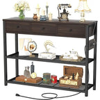 47  Entryway Table with Outlets and USB Ports - 11.8 D x 47.2 W x 31.8 H