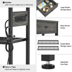 47  Entryway Table with Outlets and USB Ports - 11.8 D x 47.2 W x 31.8 H
