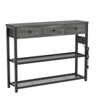 47  Entryway Table with Outlets and USB Ports - 11.8 D x 47.2 W x 31.8 H